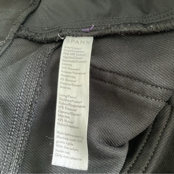 SPANX Jean-ish® Ankle Leggings black size Medium B69 - Picture 9 of 9